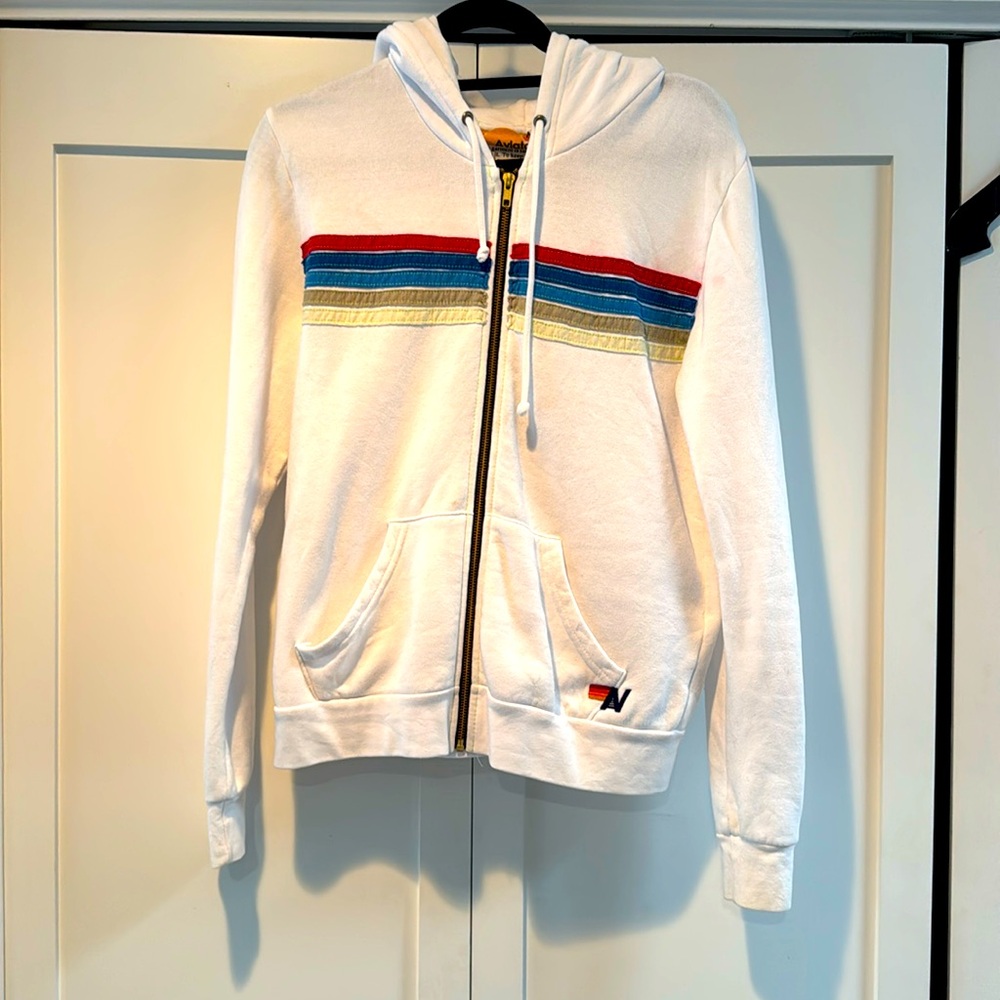 Aviator nation 5 STRIPE HOODIE
